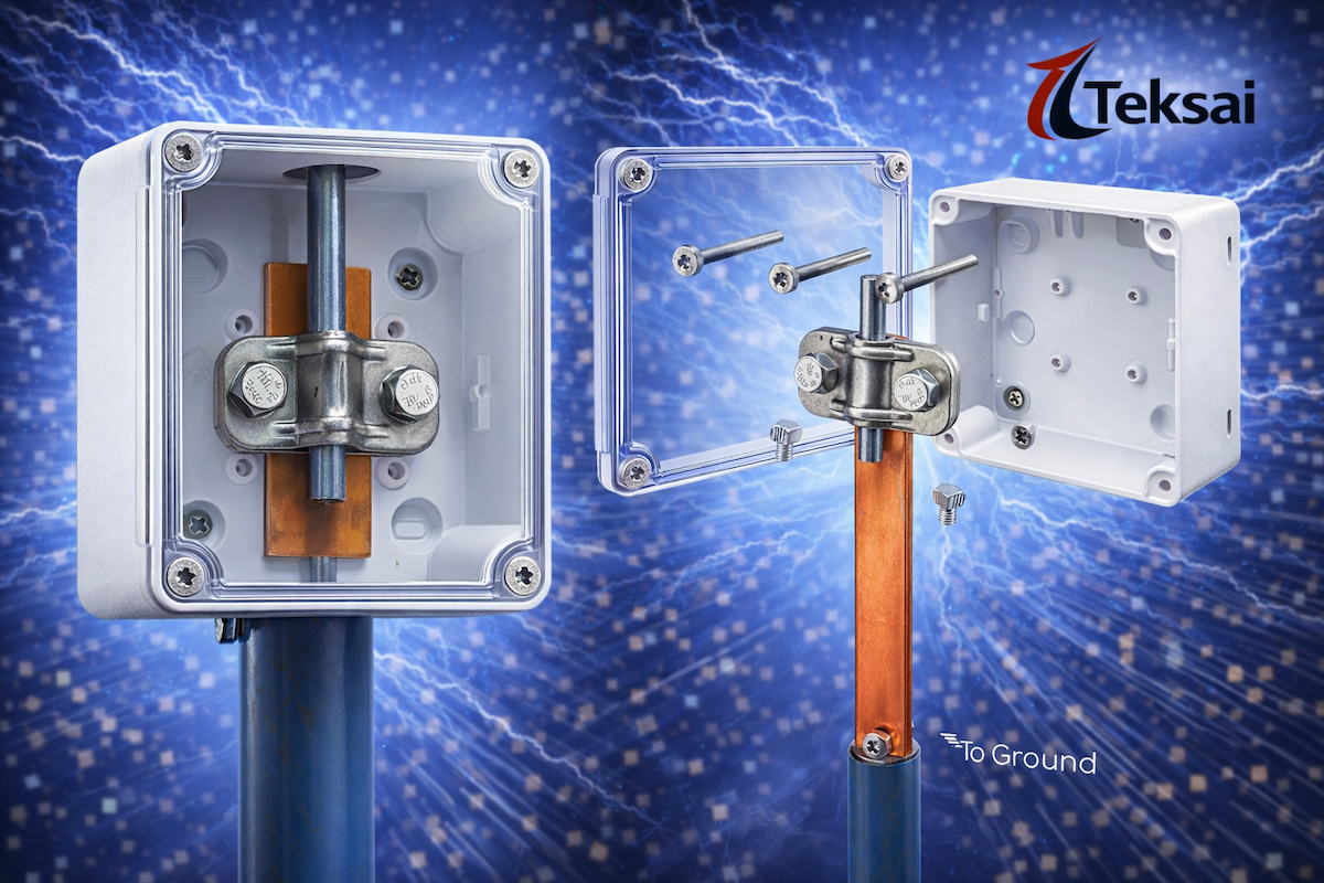 TEKSAI Test Link Boxes - Secure Monitoring Interface for Earthing Systems